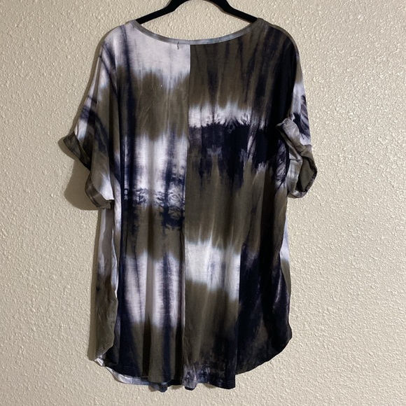 NWT Coin 1804 Tie-Dye V-neck T-Shirt Size 3X - Picture 6 of 9